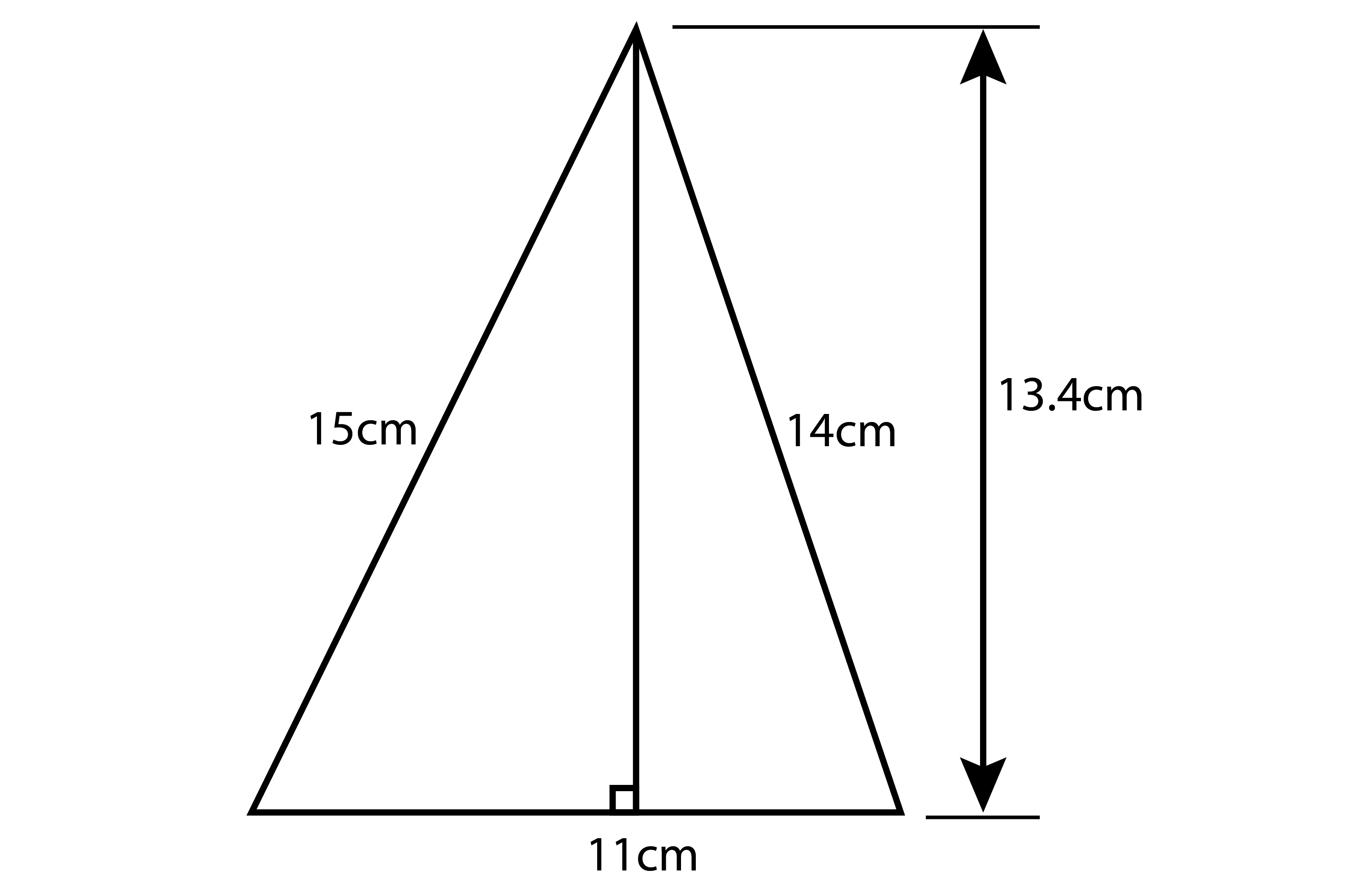 Try and work out the area of this triangle